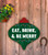 Outdoor Metal Art "Be Merry" Ornament