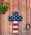 Outdoor Metal Art Stars and Stripes Cross