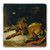 "Sleeping Bloodhound" Tumbled Stone Coaster