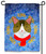 Cute Cat with Scarf Outdoor Garden Flag