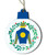 Coolmore 1 Jockey Silk Wooden Ornament