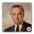 Lyndon B. Johnson Tumbled Stone Coaster