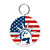 Statue of Liberty Round Keychain