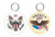 American Coat of Arms Round Keychain