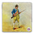 2nd NH Continental Infantry Tumbled Stone Coaster