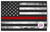 Thin Red Line Greeting Card