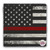 "Thin Red Line" Flag Tumbled Stone Coaster