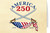 America 250 Swords Greeting Card