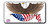 Eagle and Flag Magnet Long