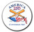 Personalized America250™ Baseball Magnet Round