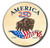 America250™ Buffalo Magnet Round