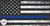 Thin Blue Line Bumper Sticker