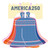 America250™ Colorful Liberty Bell Bumper Sticker