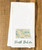 North Dakota State Cities Tea Towel