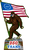 American Bigfoot 11-Foot Standee (Assembled)