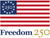 Freedom 250 Flag Postcard