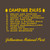 "Camping Rules" Yellow and Brown Customizable Sticker