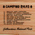 "Camping Rules" Wood Panel Customizable Sticker