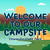 "Welcome to Our Campsite" Customizable Sticker