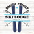 "Family Ski Lodge" Customizable Sticker
