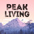 "Peak Living" Sticker