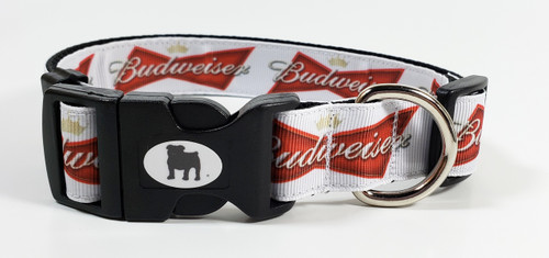 Collars are made with contoured snap lock buckle and heavy duty hardware on 1" wide webbing.All collars have a matching harness and leash to complete the look. Gently hand wash and air dry. Hand made in the USA.