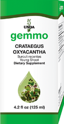 UNDA Gemmotherapy Crataegus Oxyacantha (Hawthorn young shoot) 4.2 fl oz (125 ml)
