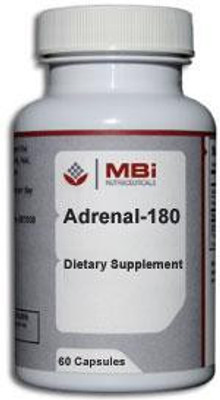 MBi Nutraceuticals Adrenal 180mg Glandular Tissue Concentrate 60 Capsules