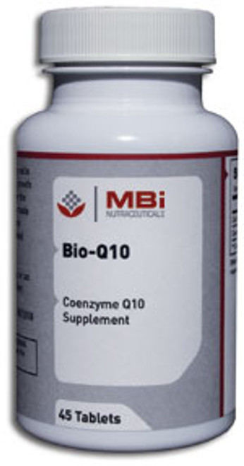 MBi Nutraceuticals Bio-Q-10 50mg Coenzyme Q10 45 Tablets