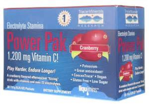 Trace Minerals Electrolyte Stamina Power Pak Cranberry 30 Packets