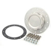 billet fuel cell filler cap non vented 12 bolt pattern 4-3/4" bolts and gasket seal 15357
