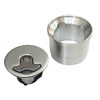 TALL Aluminum Weld In Aero 300 Series Aircraft Flush Mount Gas Cap & Bung