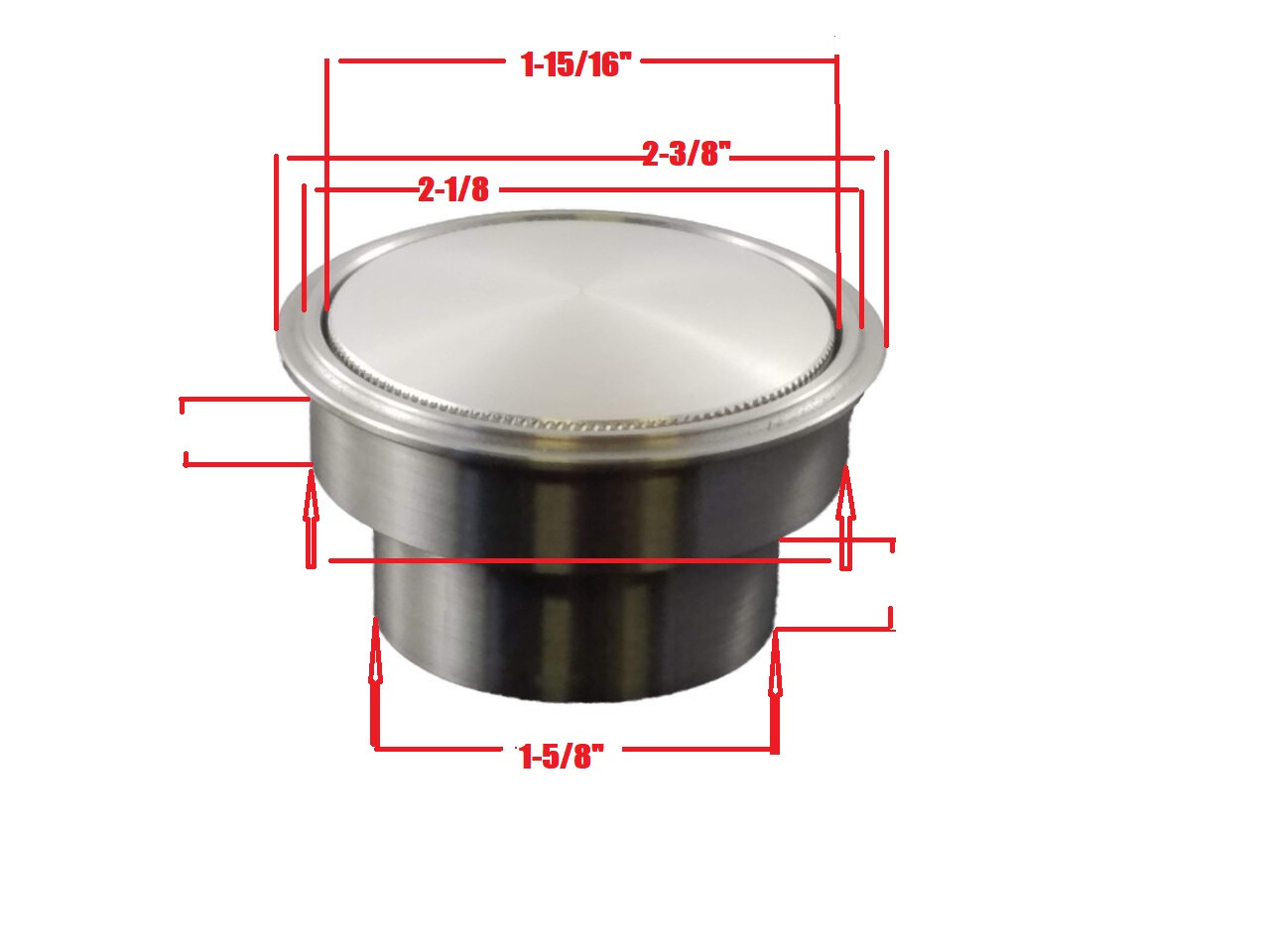 Weld In Custom Pop Up Harley / Hot Rod Fuel / Gas Cap