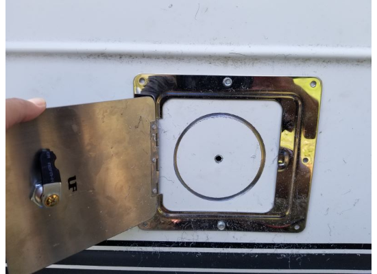 Rv, Service Body, Truck Bed Fuel Tank Gas Filler Neck Doors (Locking)