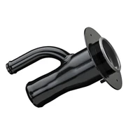 This is the Universal Remote Mount Fuel Filler Neck for gasoline engines 1.5 inch main pipe and .75 vent pipe off the side