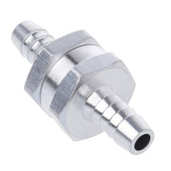1/4" 6mm .025" inch one way flow valve non return fuel line hose check valve