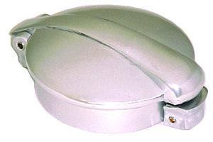 AEspares 2.5 MONZA POLISHED ALLOY PETROL TANK FUEL FLIP CAP FOR CAFE RACER BSA AJS, Fuel Tank Caps - Canada
