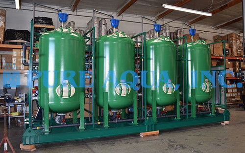 Sistema de Filtragem Quádrupla Montado em Suporte 300 GPM - Kansas, EUA