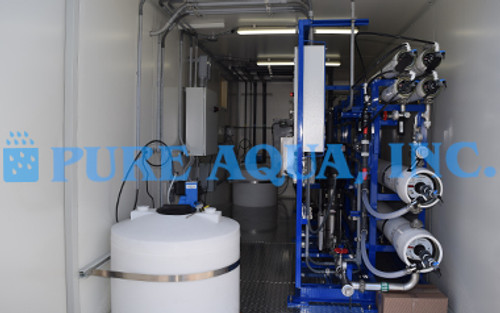 Sistema de Osmose Reversa em Água para Contêineres de Poço 57.000 GPD - EUA