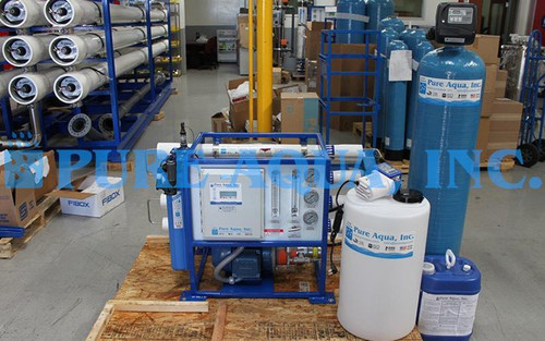 Máquina de Osmose Reversa de Água do Mar 1,300 GPD - Quênia