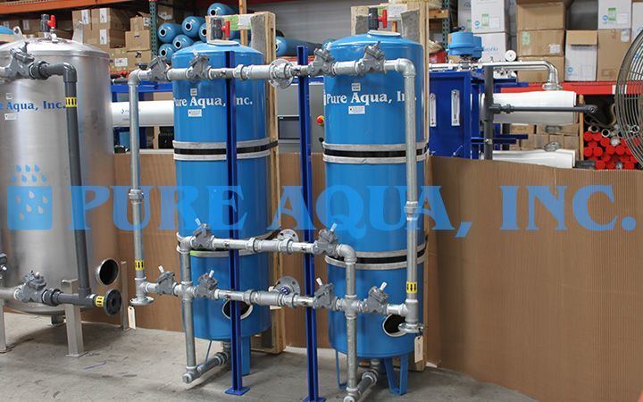 Filtro Duplo de Mídia em Aço Carbono 35 GPM - Kuwait