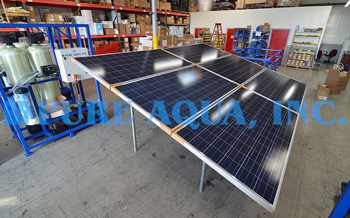 Sistema de Filtragem Multimídia Movido a Energia Solar 6 x 8 GPM - Camarões