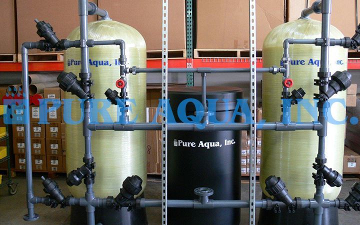 Sistema Duplo de Descalcificação de Água 100,000 GPD - Paquistão