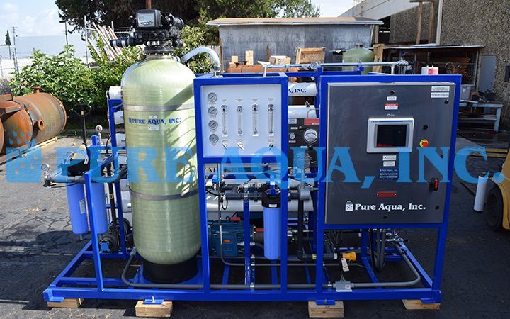 Sistema de OR de Dupla Passagem da Água do Mar à Prova de Explosão 9,000 GPD - Indonésia