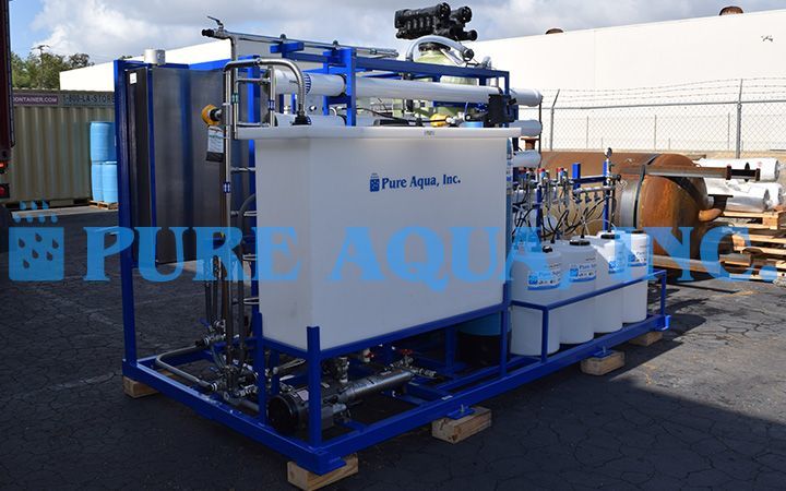 Sistema de OR de Dupla Passagem da Água do Mar à Prova de Explosão 9,000 GPD - Indonésia