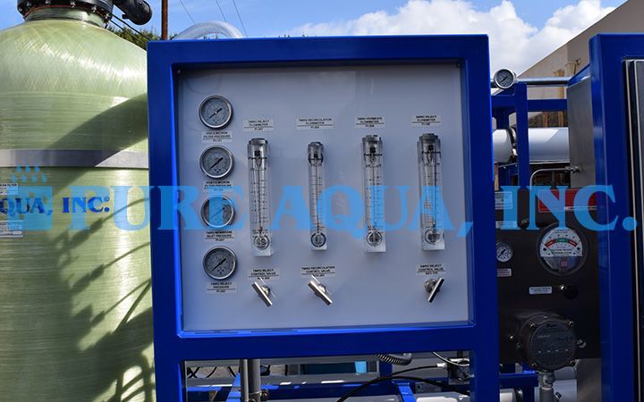 Sistema de OR de Dupla Passagem da Água do Mar à Prova de Explosão 9,000 GPD - Indonésia