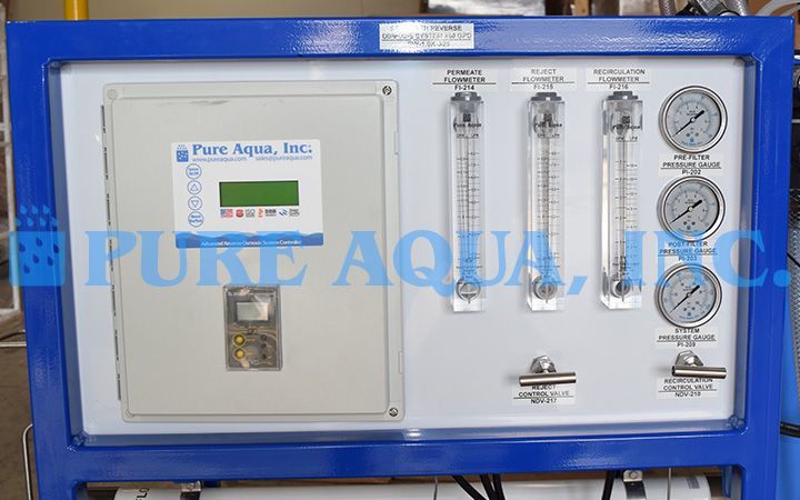 Sistema Piloto de Água Salobra para Redução de Amônio 1,300 GPD - EUA