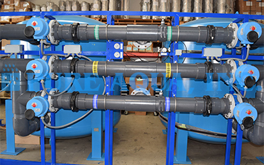 Sistema de Filtragem de Mídia Frente e Verso 600 GPM - EUA