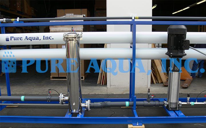 Sistema de Osmose Reversa de Água Salobra 87,000 GPD - Argélia