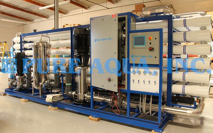 Sistema de Osmose Reversa de Água Salobra 2X 864,000 GPD - Canadá
